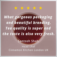 Load image into Gallery viewer, What gorgeous packaging and beautiful branding. Tea quality is super and the taste is also very fresh.